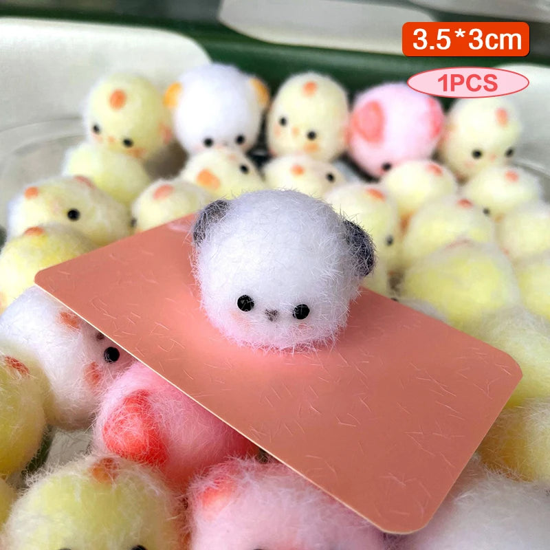 Kawaii Sticky Mini Chick Pig Dog Stress Relief Toy Cute Animal Relief Squeeze Silicon alternate view
