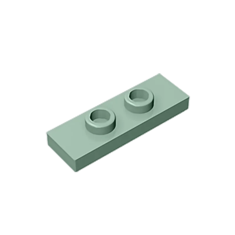 Gobricks GDS-1504 Plate, Modified 1 x 3 with 2 Studs (Double Jumper) | Compatible Bui lifestyle view