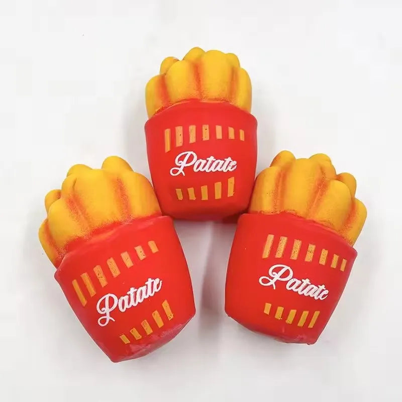 TPR Stress Relief Toys Release Decompression Squeezing Simulation Coke French fries H alternate view