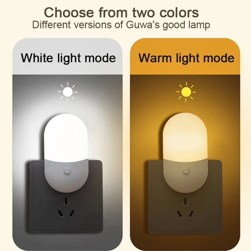 Mini Plug-In Night Light | LED Eye Protection for Bedside Baby Feeding alternate view