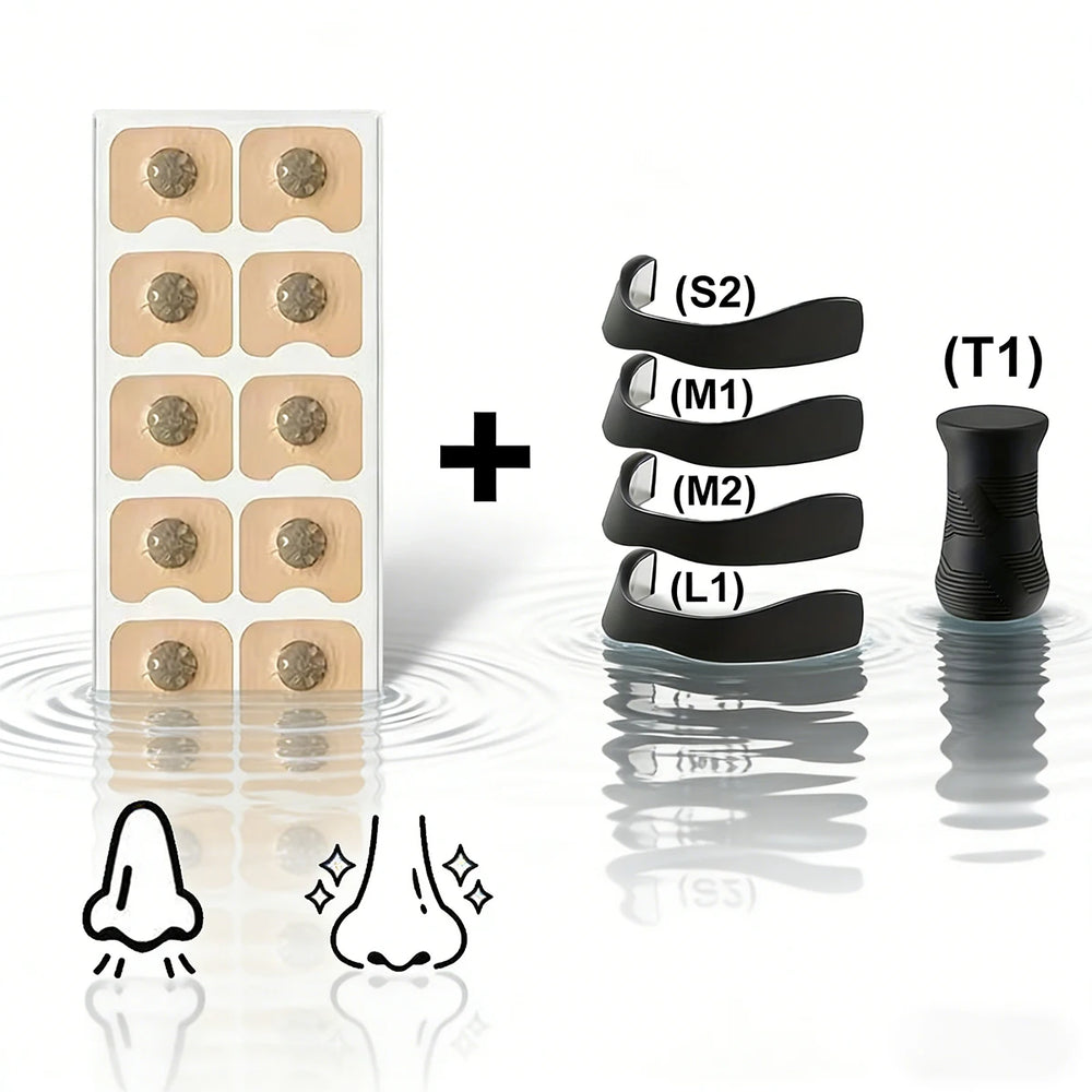 Nasal Dilator for Exercise and Daily Use | Magnetic Nasal Strips for Better Breathing close-up view