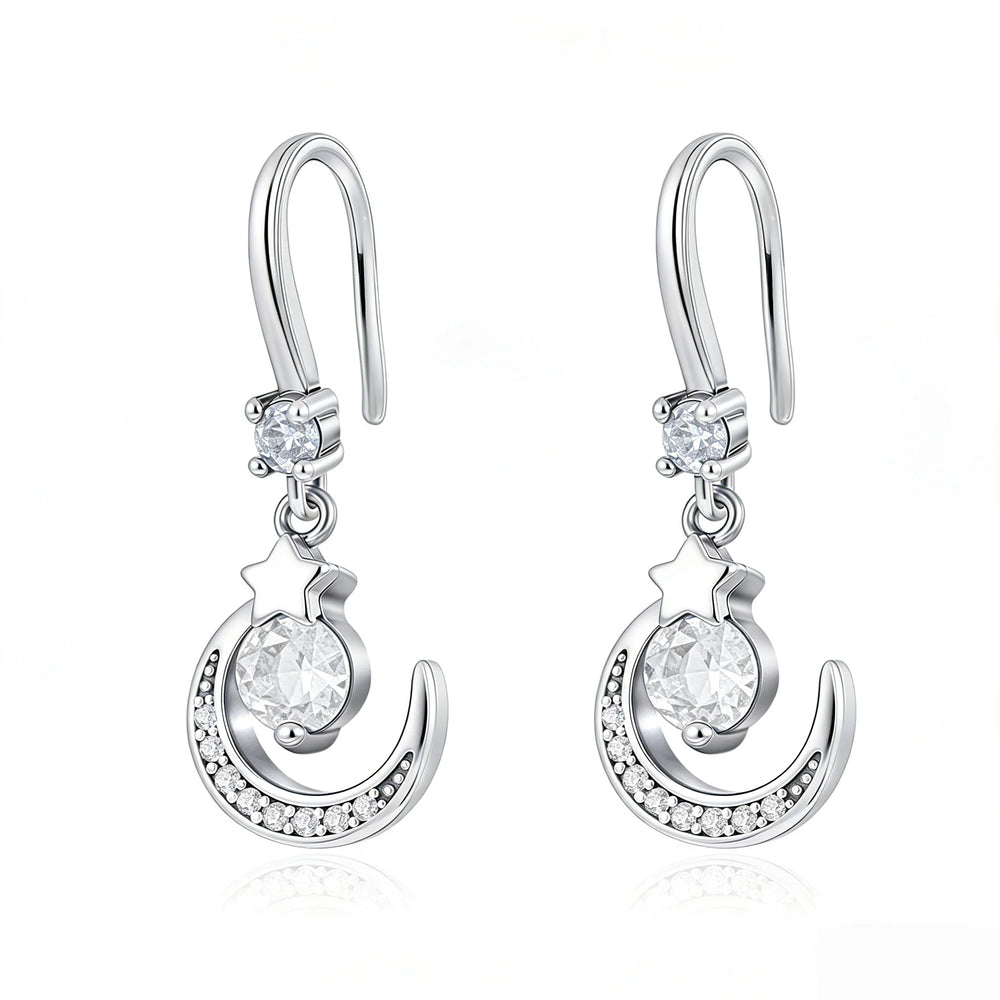 925 Sterling Silver Cherry Butterfly Shining Zircon Stud Earrings | Women's Holiday Char detail view