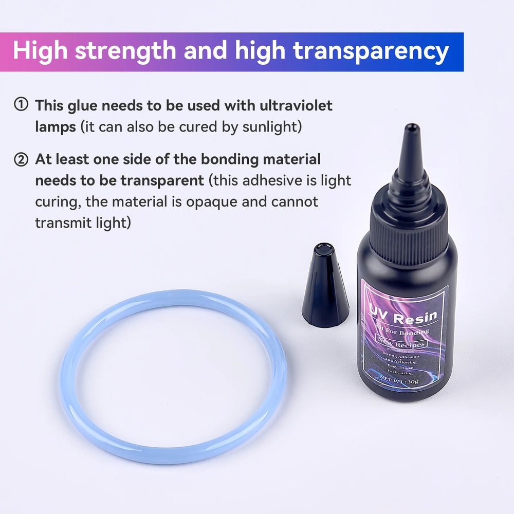 UV Epoxy Resin Glue for Jewelry Making | High Transparency Fast Drying Hardness lifestyle view