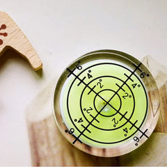1pc Spirit Level Bubble Mini Round Bullseye Leveller | High Precision Horizontal Meas alternate view
