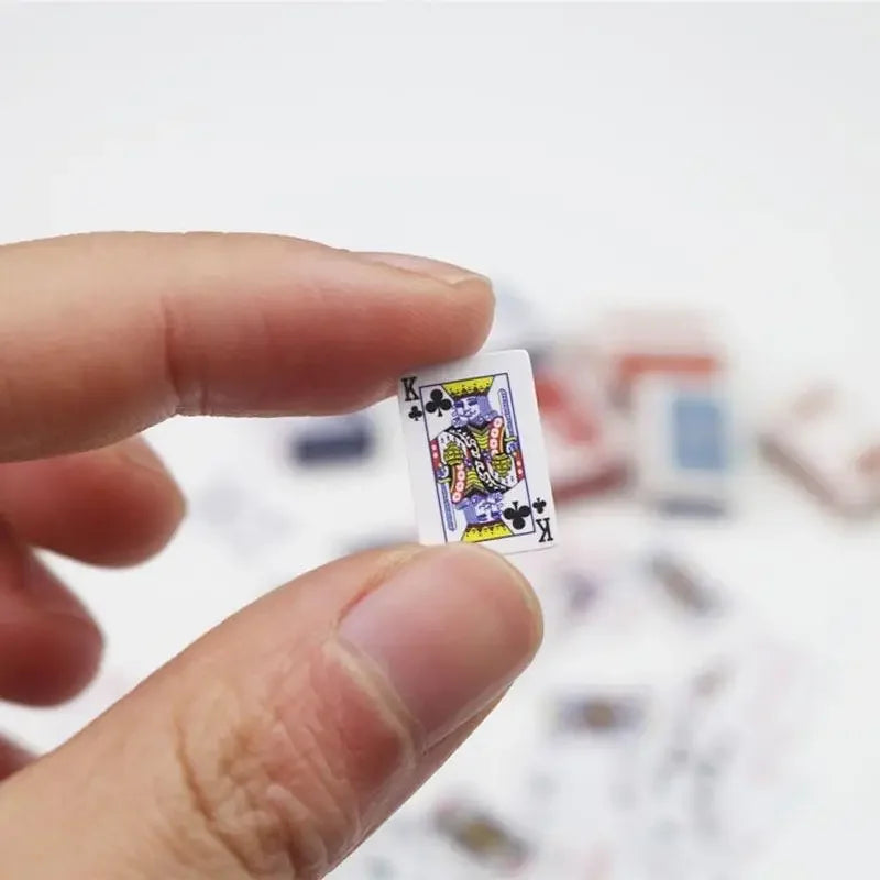 Funny and Cute Mini Card Poker Game Super Small Gift Travel Toy Prank Props alternate view