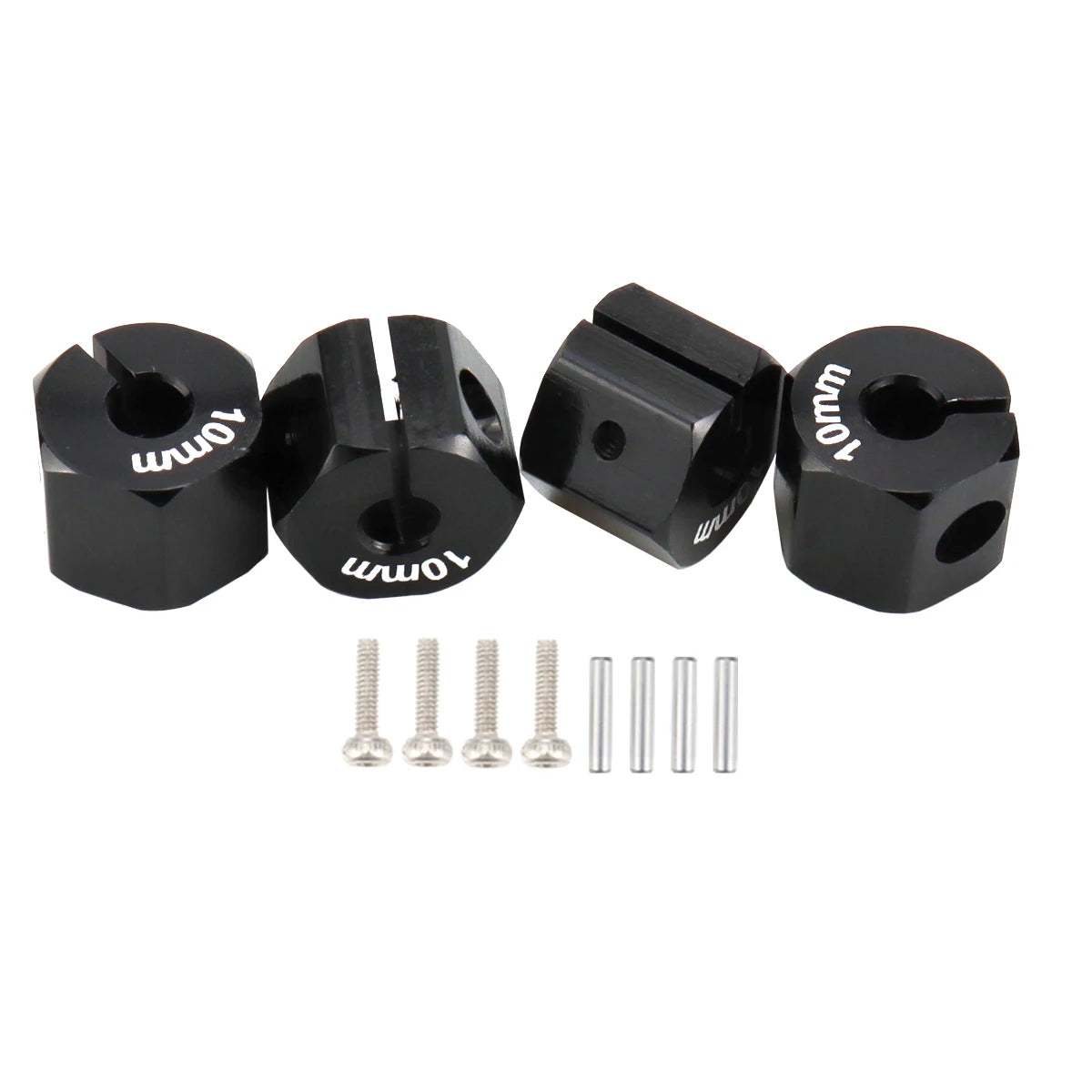 Aluminum 5/6/7/8/9/10/11/12mm Adapter Hex 12mm Drive Hub with Pin Screws for RC Auto alternate view