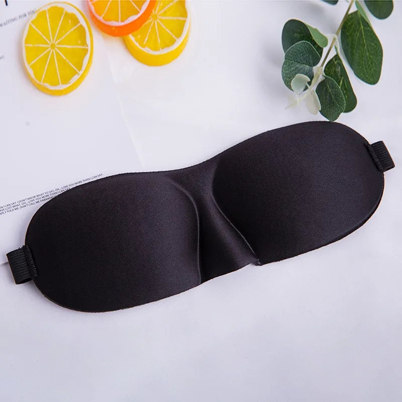 3D Sleeping Mask Eyepatch | Light Blocking Blindfold for Travel and Sleep detail view