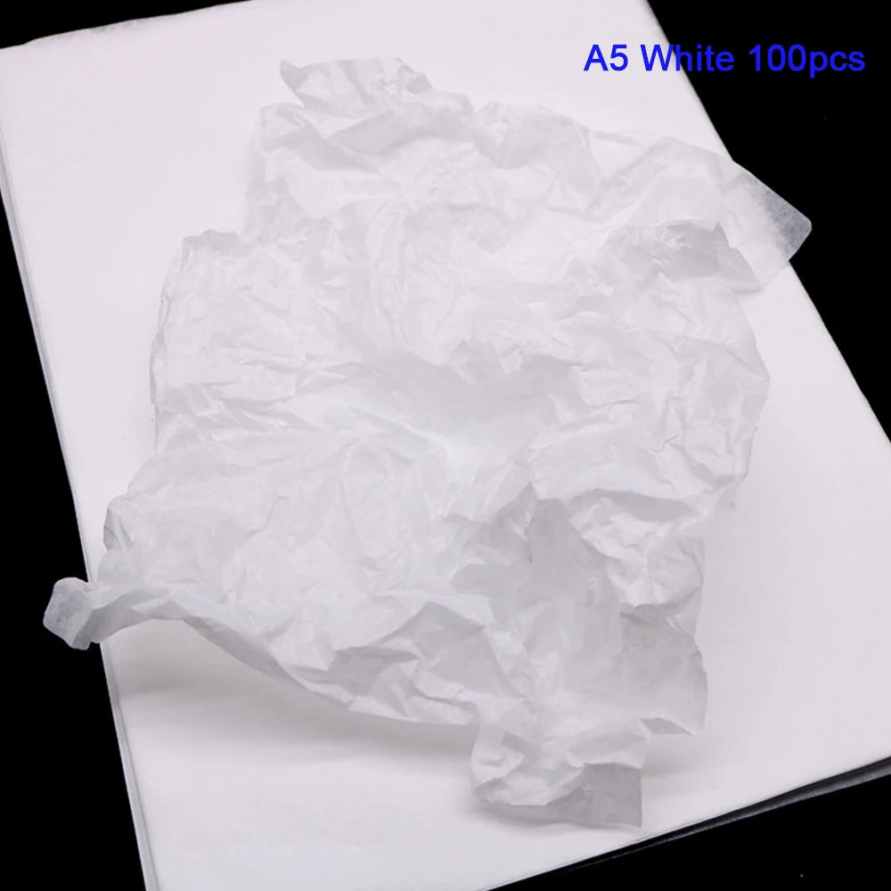 100 Sheets Multicolor Tissue Paper for Gift Wrapping | Bulk A4/A5 Translucent Craft P lifestyle view