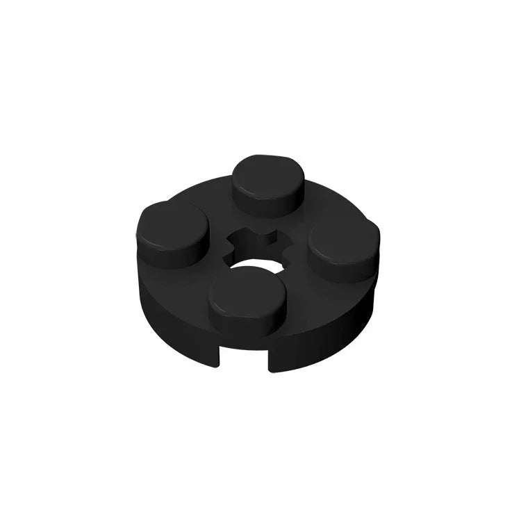 Gobricks GDS-609 PLATE 2X2 ROUND | Compatible Building Blocks for DIY Educational Mode close-up view