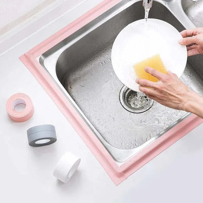 Kitchen Anti-Mold Waterproof Tape | Moisture-Proof Gap Sealer for Sinks lifestyle view