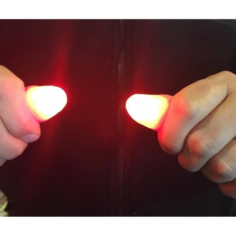 LED Light Up Finger Props | Magic Trick Thumb Lights for Parties alternate view