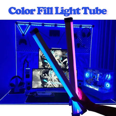 Colorful Tube Light RGB Light | Portable USB LED Lamp for Room Decor and Photography