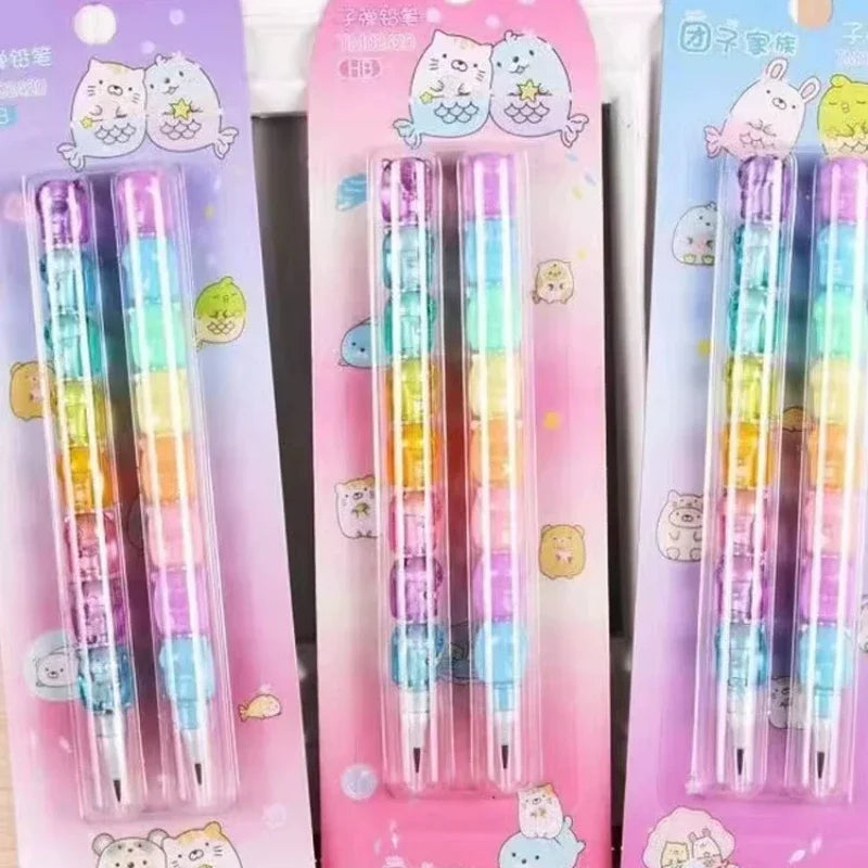 Bear Non Sharpening Mechanical Pencil Student Writing Pen School Office detail view