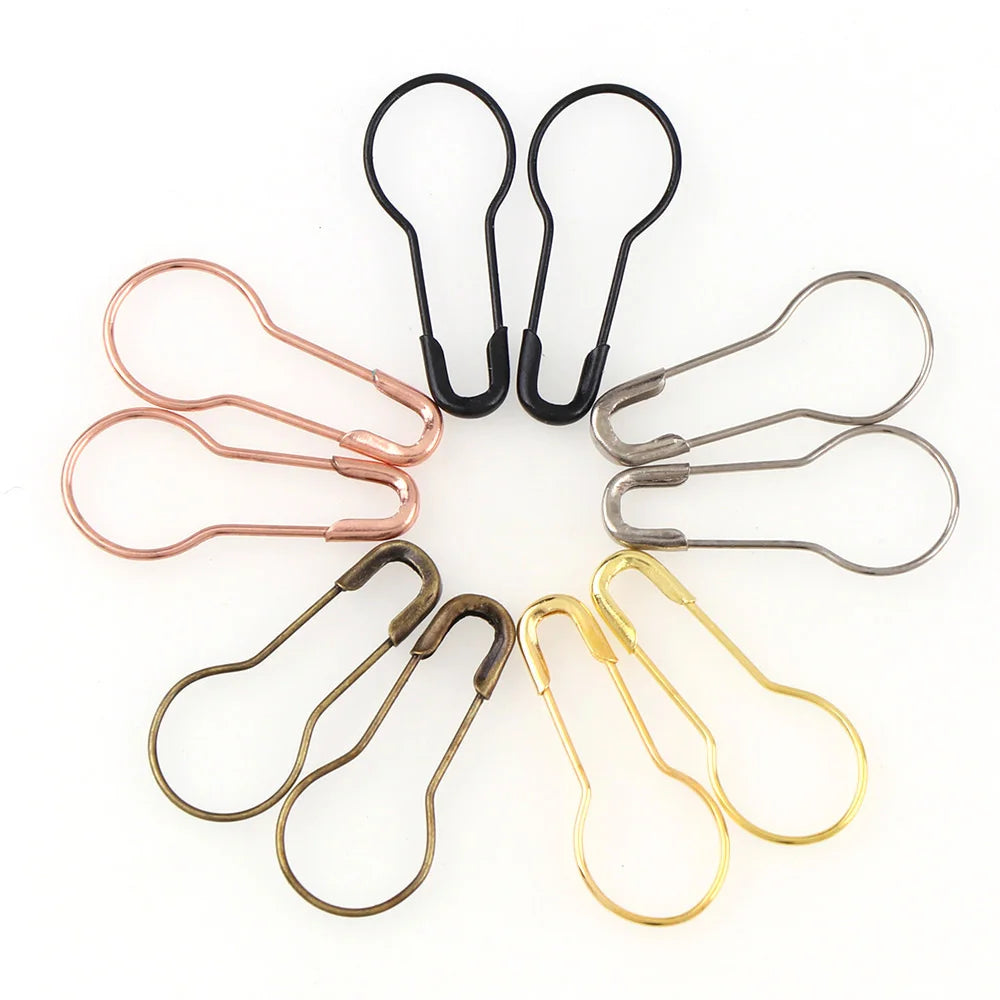 100/1000pcs Metal Needle Crochet Hook Accessories Pumpkin Safety Needle Lock Knitting alternate view