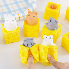 NEW Squeezing Squirrel Cup Toys Decompression Fidget Antistress Sensory Stress Reliefing detail view