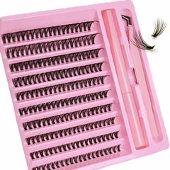 DIY Lash Extension Kit 200pcs Lash Clusters With Bond Lashes Kit Cluster Lashes D Cur alternate view