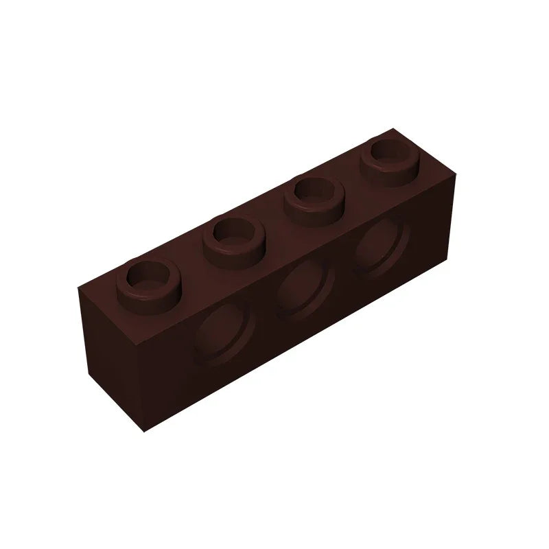 Gobricks GDS-625 Technical Brick 1x4 3-Hole | Compatible with Lego 3701 detail view