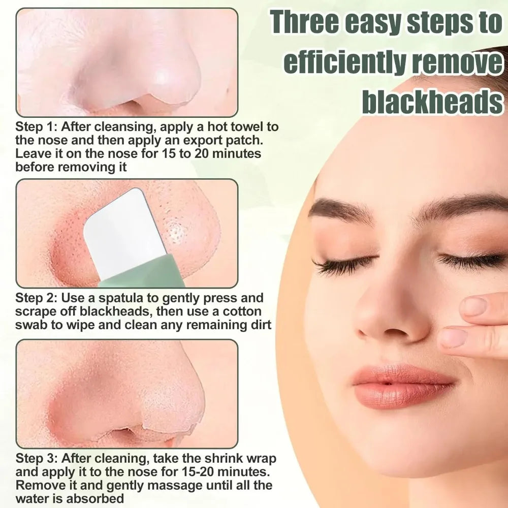Deep Clean Skin Spatula | Professional Blackhead Remover and Face Scraper lifestyle view