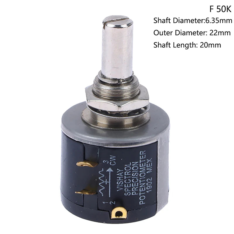 ZLinKJ 534 Series Wire Wound Potentiometer | Precision 2W Multi-Value Resistor additional angle