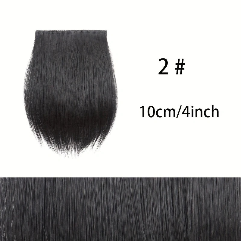 Synthetic Seamless Hair Pads Clip In | Increase Volume Top Hairpiece additional angle