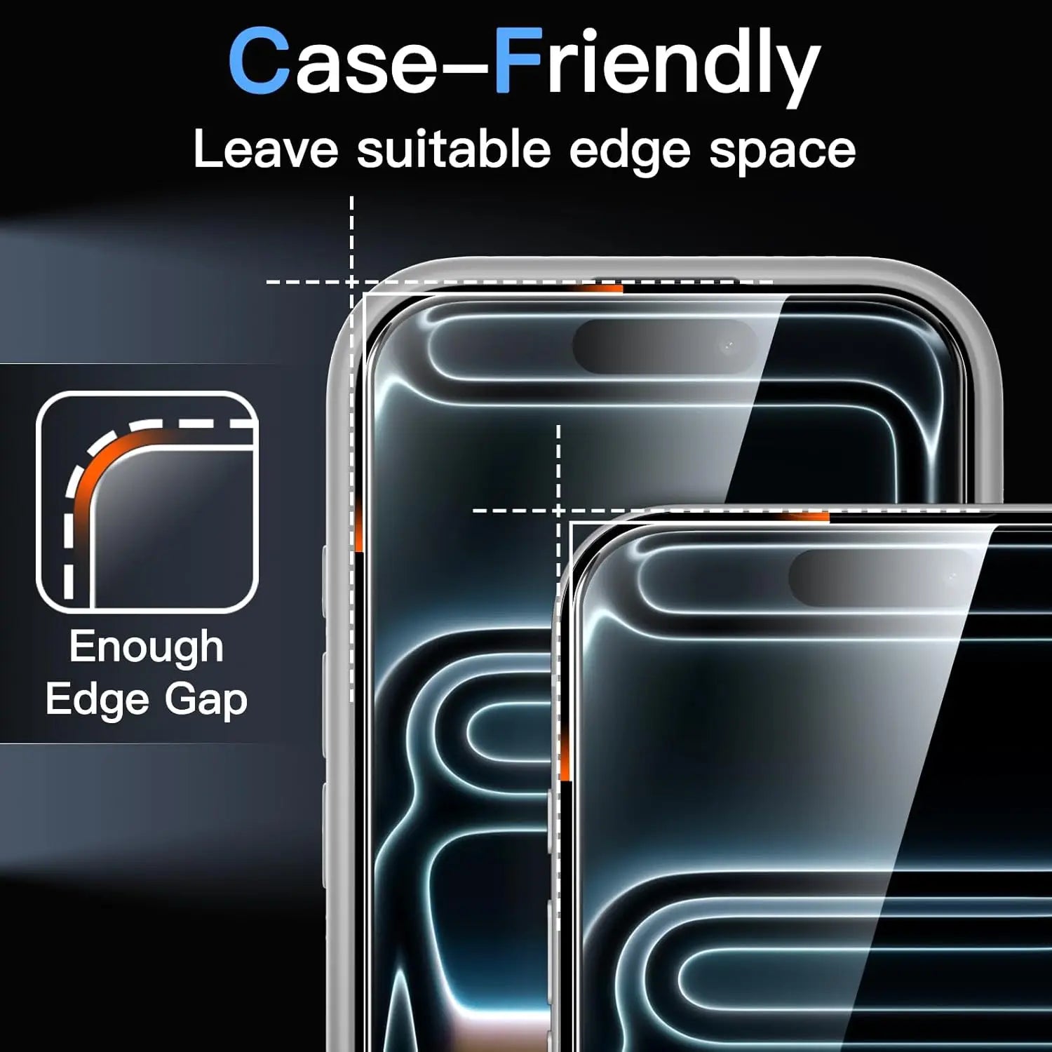 4Pcs HD Tempered Glass Screen Protector For iPhone 11 12 13 14 15 16 17 Pro Max 14 15 16 Plus Air 16e 17e Glass Protection Film
