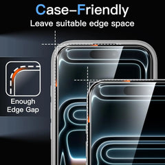 4Pcs HD Tempered Glass Screen Protector For iPhone 11 12 13 14 15 16 17 Pro Max 14 15 16 Plus Air 16e 17e Glass Protection Film