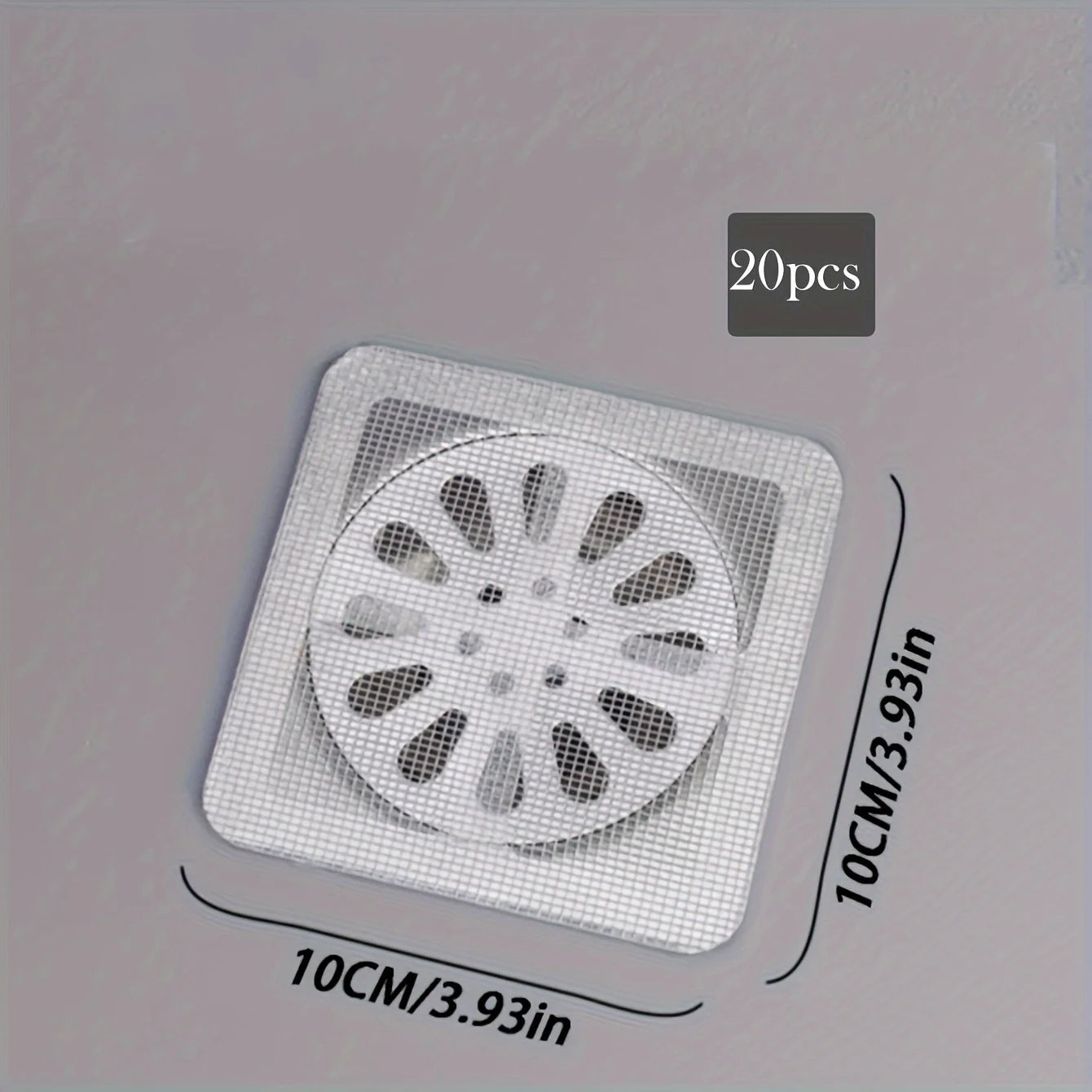 Floor Drain Sticker, Insect-proof Self-adhesive Bathroom Hair Filter Net, Sewer Filter, detail view