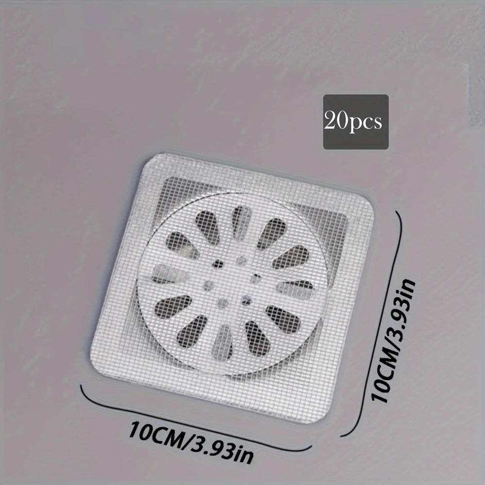 Floor Drain Sticker, Insect-proof Self-adhesive Bathroom Hair Filter Net, Sewer Filter, detail view