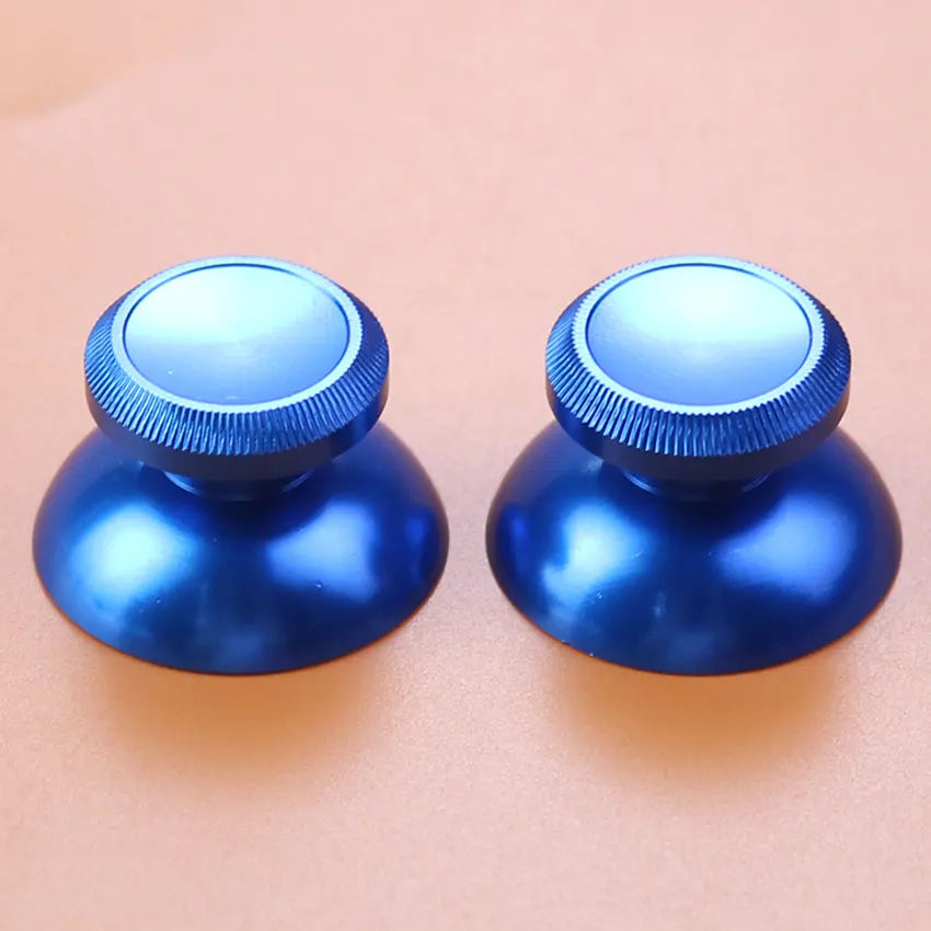 JCD 2PCS Colorful Aluminum Metal 3D Analog Thumb Stick Grip Mushroom Joystick Cap For alternate view