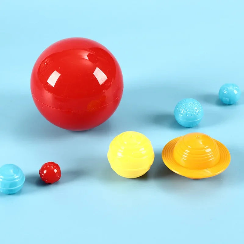 Glow In The Dark Solar System Planetarium Model Kids Astronomy Sciences, Christmas Gif close-up view