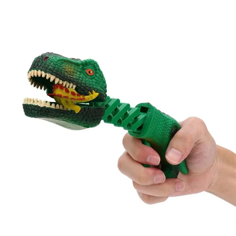 Children Dinosaur Toy Plastic Animal Toys Figures Grabber Claw Game Snapper Pick Up N lifestyle view