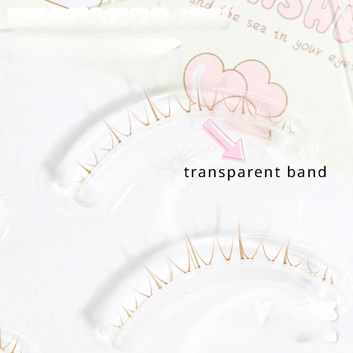 Menglu Natural Short Lower Lashes | Hand-Painted Style Fake Eyelashes alternate view