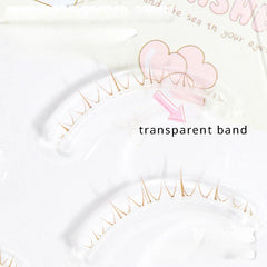 Menglu Natural Short Lower Lashes | Hand-Painted Style Fake Eyelashes alternate view