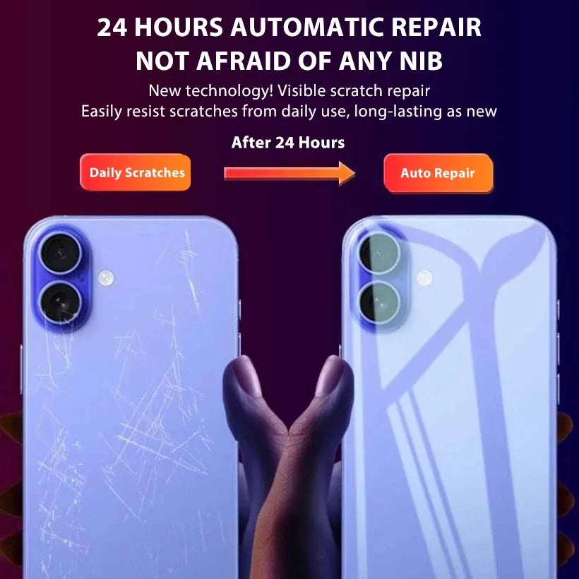5-1Pcs Hydrogel Film For iPhone 16 15 14 13 12 11 Pro Max Mini Screen Protector 6 7 8 Plus Back Film Not Glass Phone Accessories