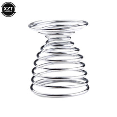 2PCS Spiral Egg Holder for Hard Boiled Eggs | Stainless Steel Egg Cup Kitchen Gadget detail view