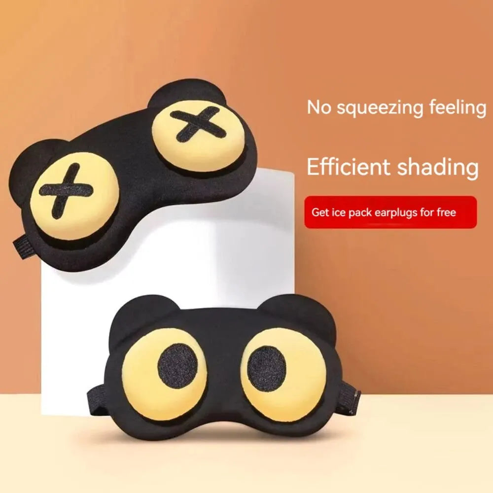 Cute Sleep Eye Mask for Kids and Students | Light Blocking Sleep Aid detail view