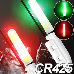 LED Removable Waterproof Fishing Electronic Rod Luminous Light with CR425 Battery Float Tackle Night Rock Fishing Accessorie