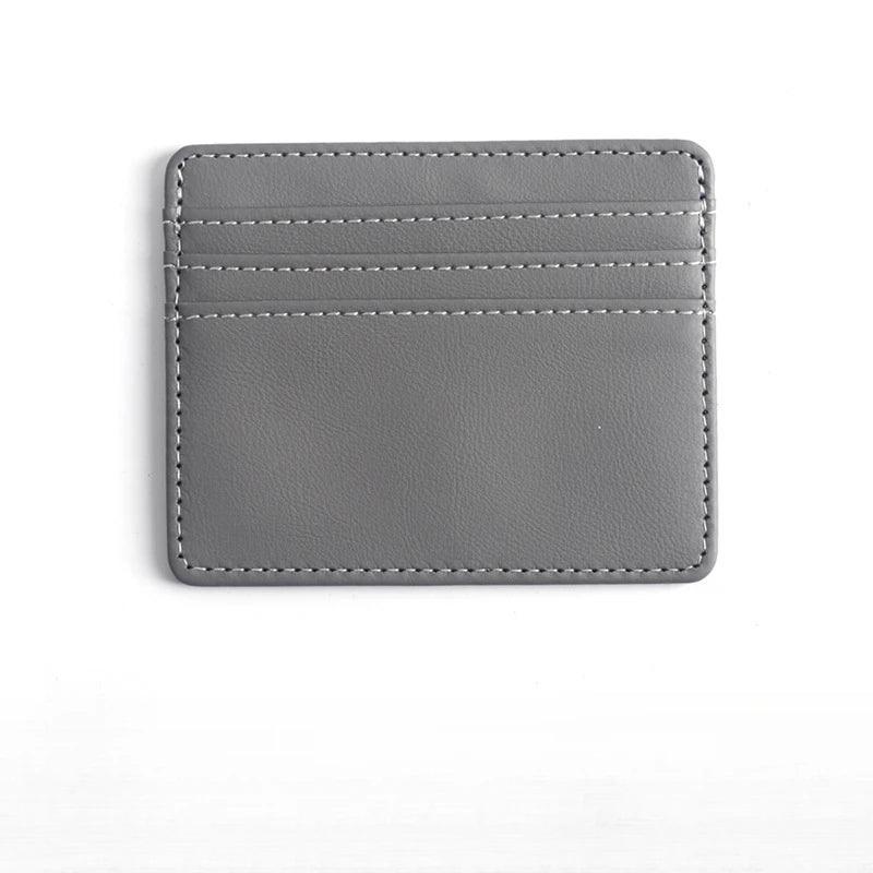 1Pc Pu Leather ID Card Holder | Candy Color Multi Slot Slim Card Case Wallet lifestyle view