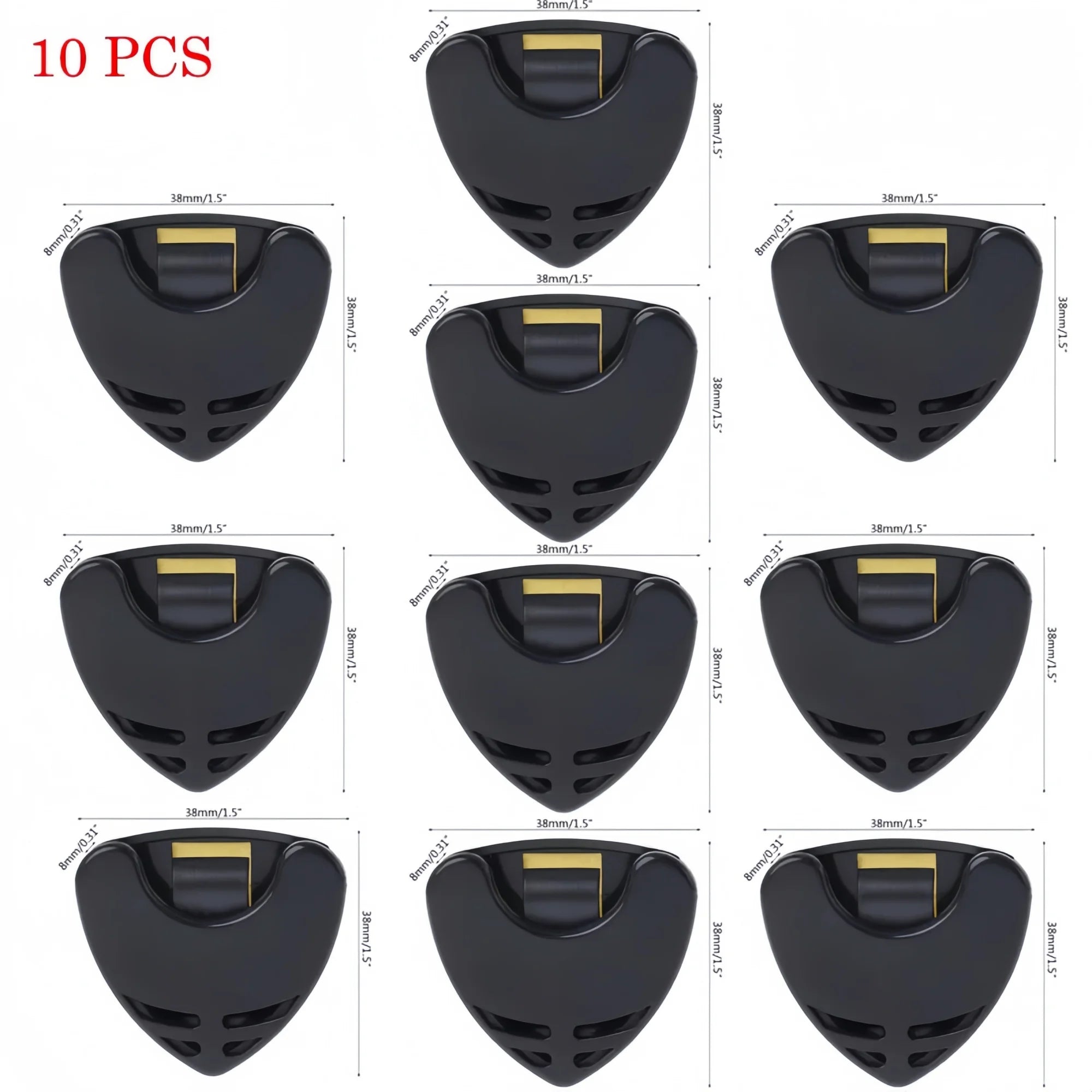 Miwayer 1/5/10Pcs Guitar Pick Holder Plastic Plectrum Case Mediator Quick Storage Sel lifestyle view