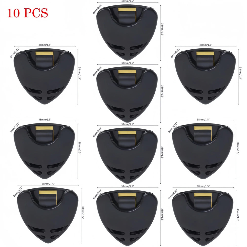 Miwayer 1/5/10Pcs Guitar Pick Holder Plastic Plectrum Case Mediator Quick Storage Sel lifestyle view