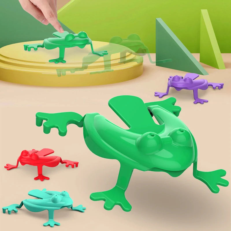 50PCS Jumping Frog Bounce Frogs Parent-Child Toys For Kids Novelty Assorted Stress Relie detail view