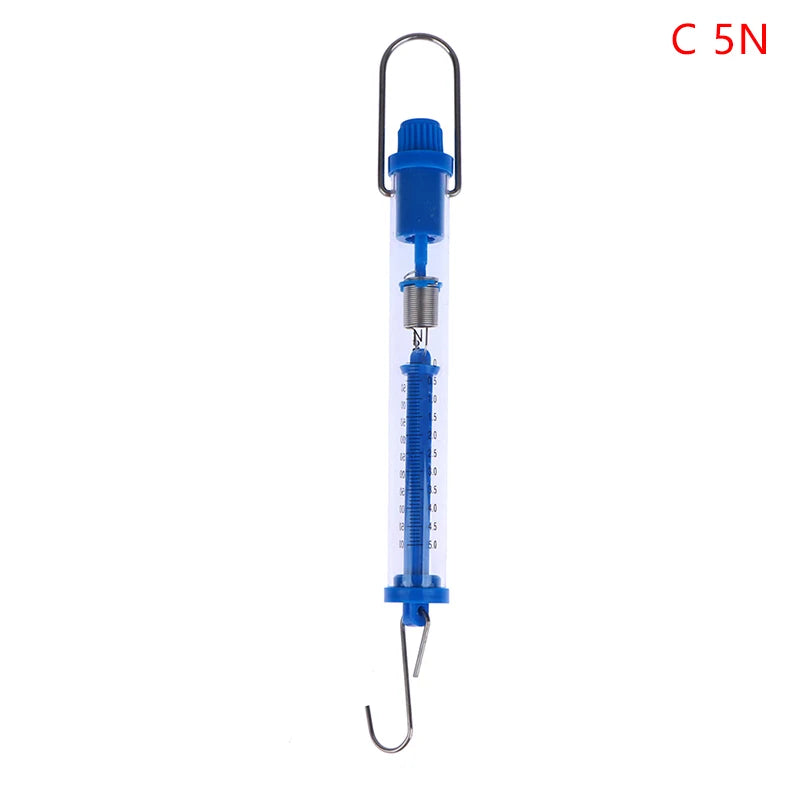 Tubular Spring Scale Dynamometer | Plastic Newton Meter for Classroom Science Labs additional angle