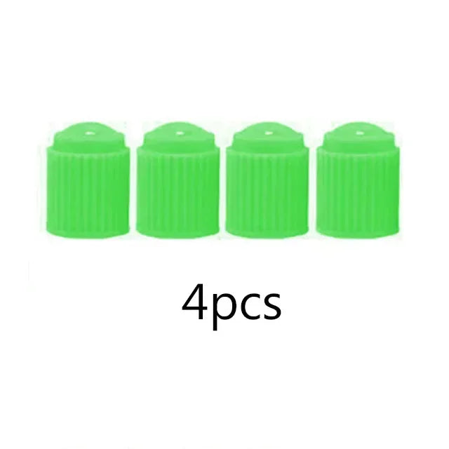 Universal Car Valve Cap Plastic Wheel Tire Air Stem Cover Black Red Blue Dust Tyre Valve Caps for Car Motorcycles Bike Bicycle
