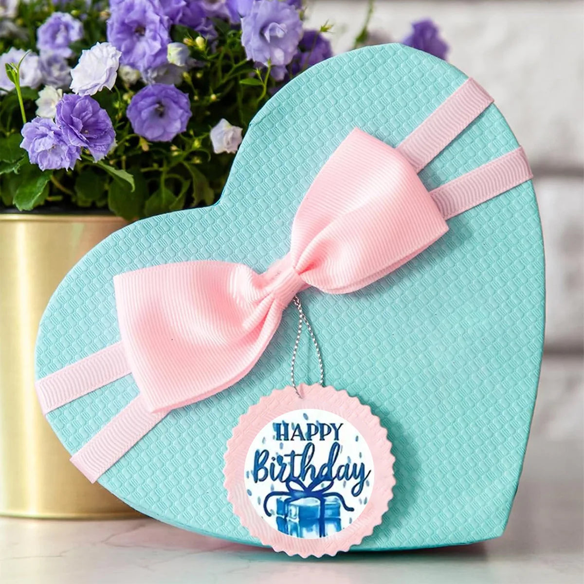 Happy Birthday Roll Stickers | Fun Party Decals for Cards and Gifts lifestyle view