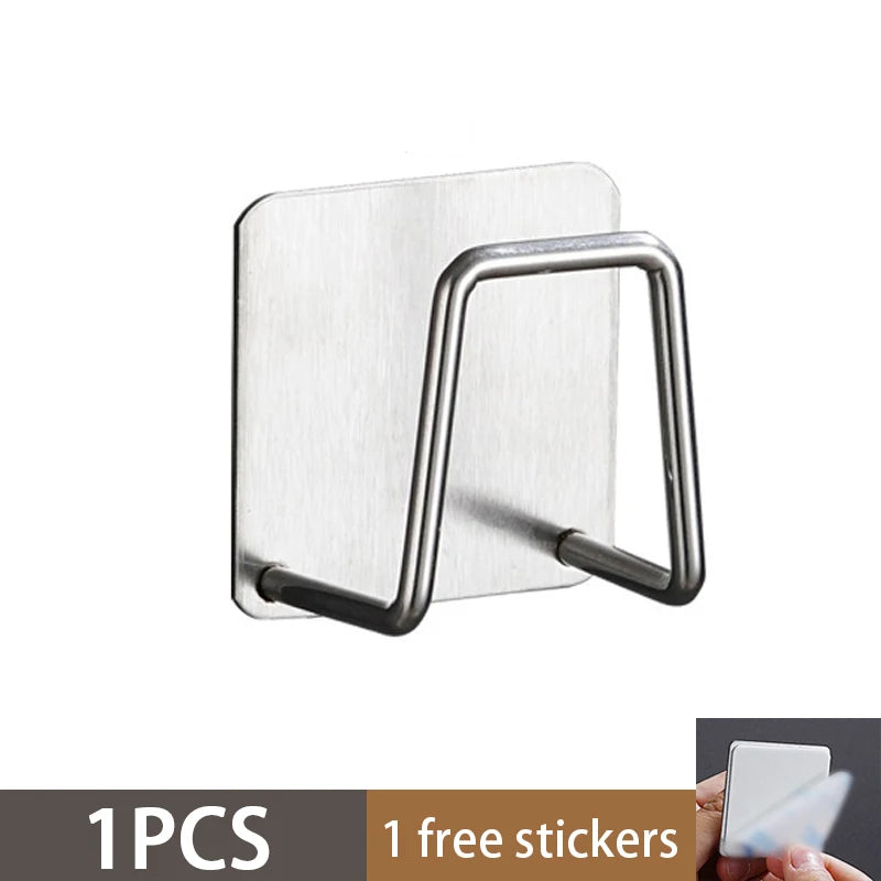 Kitchen Sink Sponge Holder Stainless Steel Sponge Holder Kitchen Sponge Holder Sink Ac close-up view