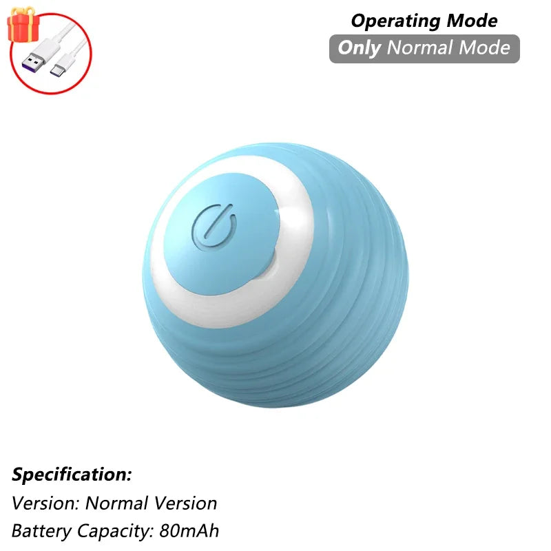 Interactive Smart Cat Toy Ball | Automatic Rolling Ball with Obstacle Avoidance additional angle