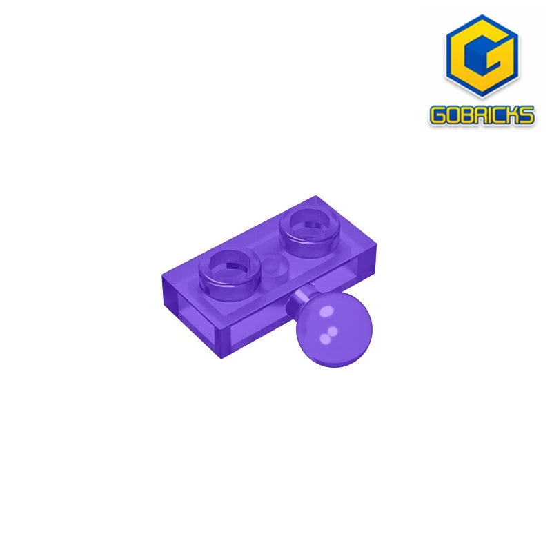 Plate, Modified 1 x 2 with Tow Ball on Side | Gobricks Building Block