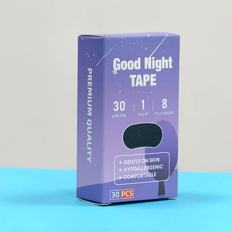 30pcs Mouth Tape for Sleeping | Anti Snoring Strips for Nasal Breathing close-up view