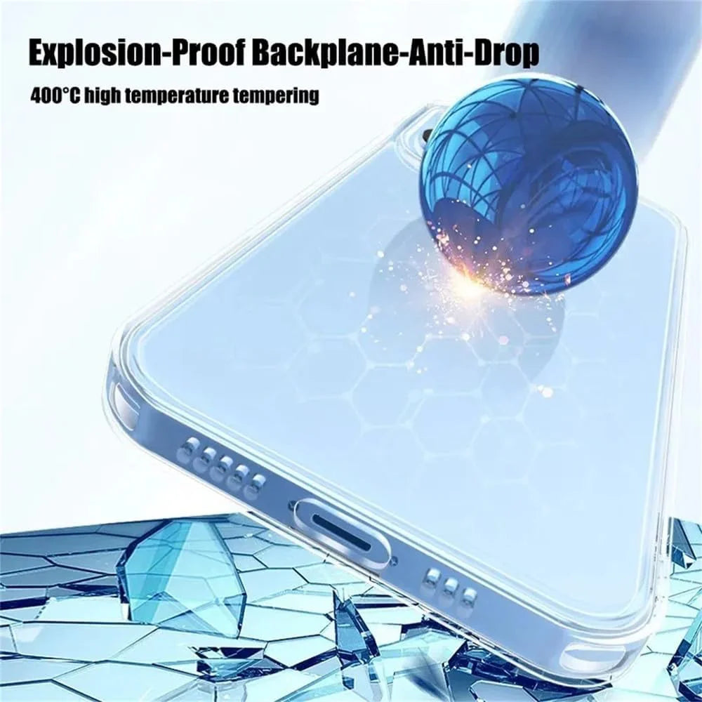 Ultra Thin Clear Transparent Soft TPU Case For iPhone 16 Pro Max 15 14 13 12 11 Pro P lifestyle view