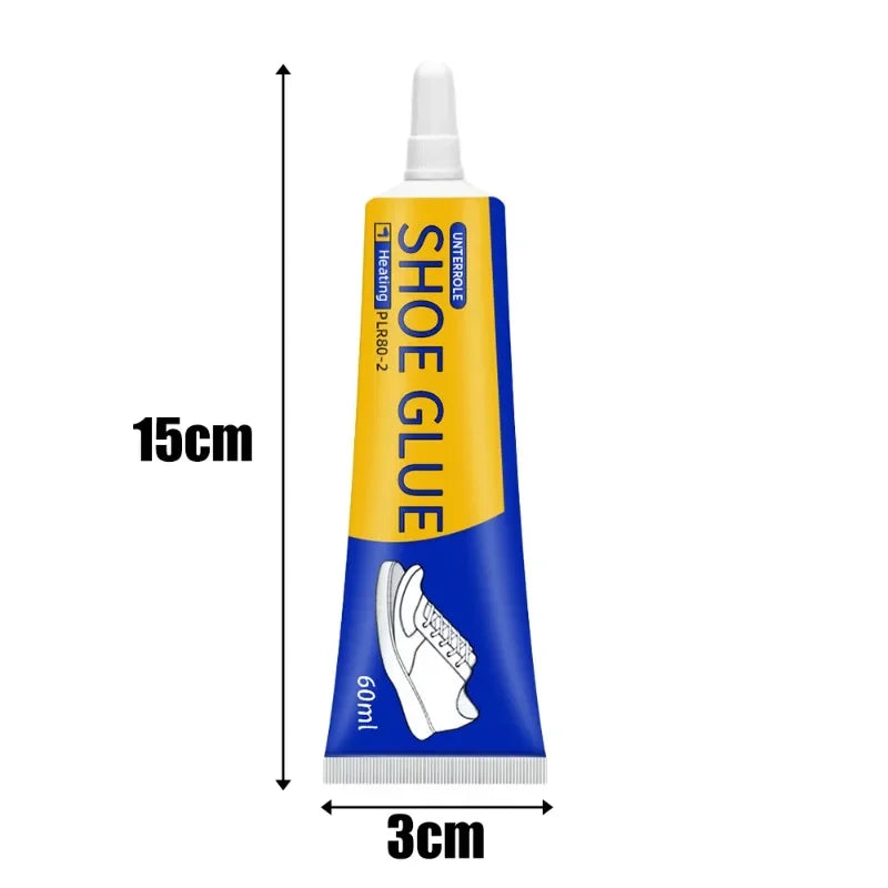 Strong Shoe Repair Adhesive | Waterproof Shoemaker Glue for Leather Rubber and Plas additional angle